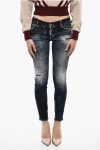 Dsquared2 Splatter Effect Distressed Jeans