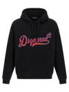 Dsquared2 Sponge Patch Hoodie In Black