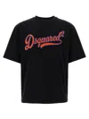 Dsquared2 Dsquared Loose Fit Sponge Patch T-shirt In Black