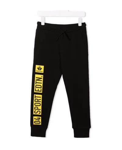 Dsquared2 Sport Edtn. Track Trousers In Black