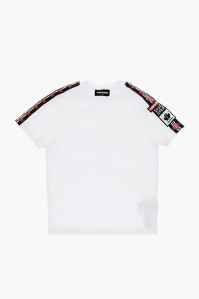 Dsquared2 Sport Edtn.08 Cotton Relax Fit Crewneck T-shirt In Red