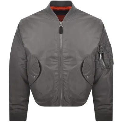 Dsquared2 Sports Bomber Jacket Grey