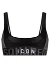 Dsquared2 Icon Motif Bandeau Bra In Black