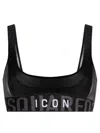 Dsquared2 Icon Motif Bandeau Bra In Black