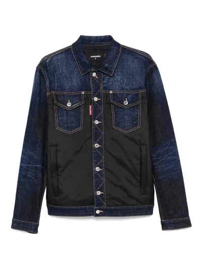 Dsquared2 Sports Jackets In Dark Wash
