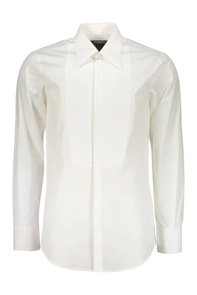 DSQUARED2 SPREAD COLLAR COTTON SHIRT