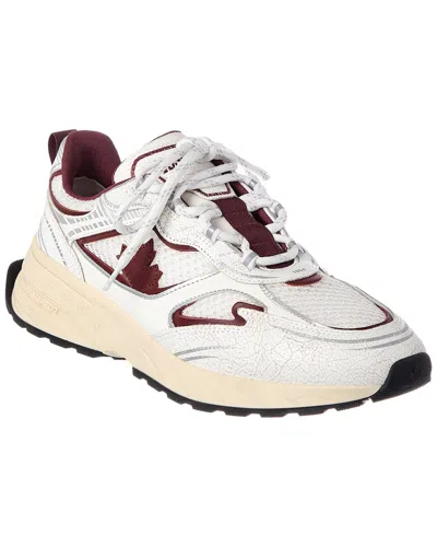 Dsquared2 Sprinter Leather & Mesh Sneaker In White