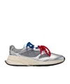Dsquared2 Mesh Panel Sprinter Sneakers In Silver