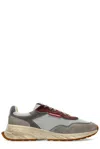 Dsquared2 Leather Sneakers With Chunky Rubber Sole In Beige