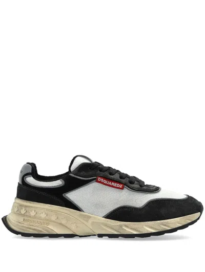 Dsquared2 Multicolor Sprinter Sneakers In Black