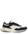 Dsquared2 Leather Sneakers With Chunky Sole And Distressed Finish In Black