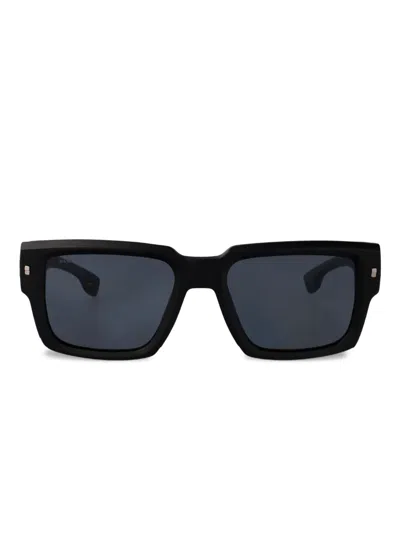 Dsquared2 Havana Acetate Sunglasses In Black