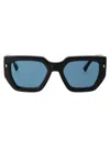 Dsquared2 D2 Squared Acetate Sunglasses In Etj/mt Black Teal