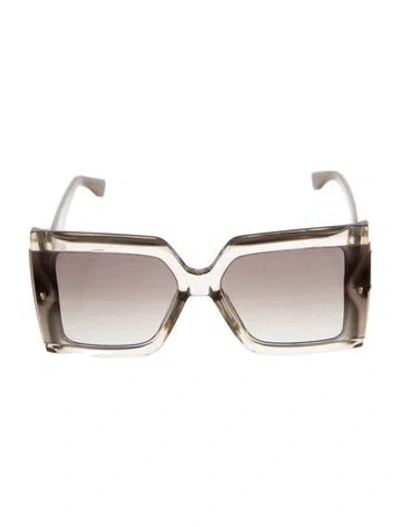 Pre-owned Dsquared2 Square Gradient Sunglasses In Gold