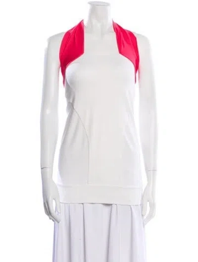 Pre-owned Dsquared2 Square Neckline Sleeveless Top In Multi