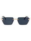 Dsquared2 Geometric-frame Sunglasses In Gold