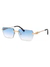 Dsquared2 Gold Blue Metal Sunglasses In Blue