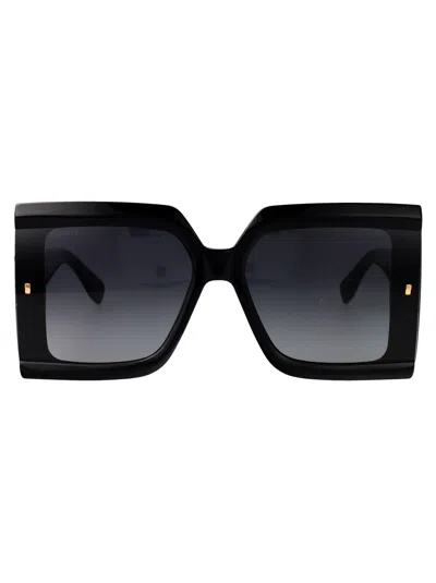 Dsquared2 Squared Sunglasses D2 0185/g/s 807 In Black