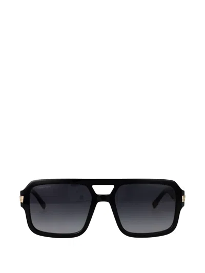Dsquared2 Square-frame Sunglasses In Black