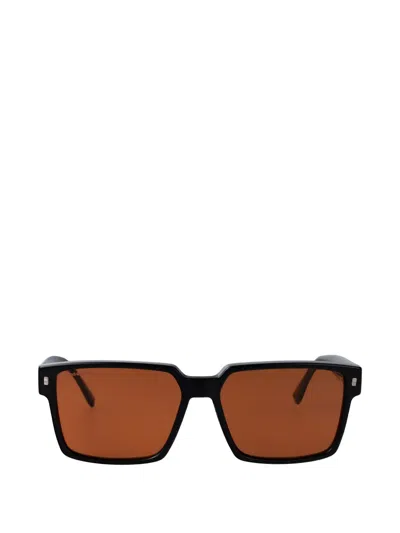 Dsquared2 Square-frame Sunglasses In Black