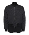 Dsquared2 Quilted Bomber Jacket In Black