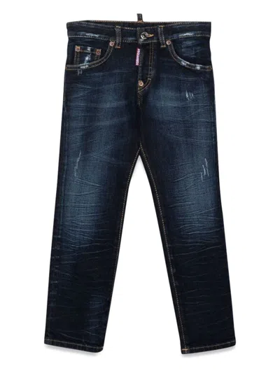 Dsquared2 Kids' Stanislav Jeans In Denim