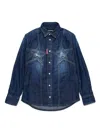 Dsquared2 Hemd Mit Sternapplikation In Blau
