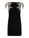 Dsquared2 Star-embellished Strapless Minidress In Black