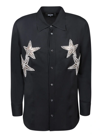 Dsquared2 Starry Night Black Shirt