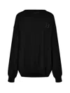 Dsquared2 D2 Statement Logo Knit Sweater In Black