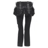 Dsquared2 Stitching Multi Pocket Cargo Pants In Black
