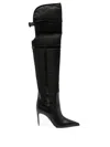 Dsquared2 Buckle-detail Pointed-toe Boots In Black