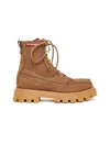 Dsquared2 Stivali Explorer In Pelle In Brown
