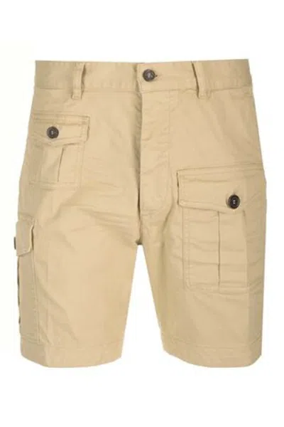Dsquared2 Sexy Cargo Bermuda Shorts For In Beige