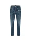 Dsquared2 Stonewashed-effect Straight Jeans In Multi