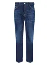 Dsquared2 Straight Leg Trousers With Belt Loops