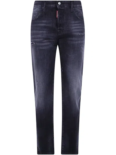 Dsquared2 Straight Jeans "642" In Black
