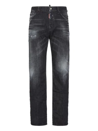 Dsquared2 Straight Jeans In Black