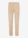 Dsquared2 Straight-leg Corduroy Trousers In Neutral