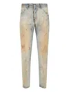 Dsquared2 Cool Guy Faded-effect Paint-splatter Jeans In Multi