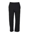 Dsquared2 Straight-leg Black Trousers With Minimalist Design In Black