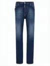 Dsquared2 Straight-leg Denim Jeans In Black