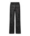 Dsquared2 Straight-leg Distressed Jeans In Black