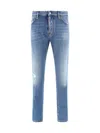 DSQUARED2 DSQUARED2 STRAIGHT-LEG DISTRESSED JEANS