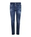 Dsquared2 Straight-leg Distressed Jeans In Blue