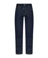 Dsquared2 Blue Jeans With Contrast Stitching And Logo Patch On The Back In Denim Man
