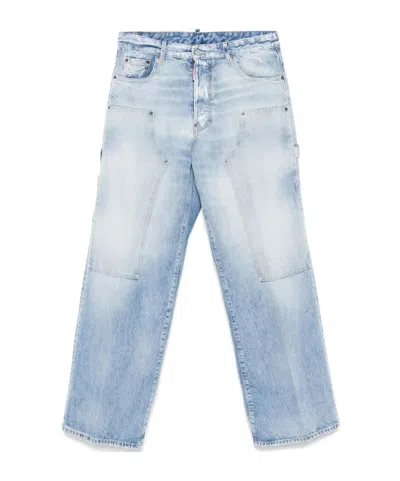 DSQUARED2 DSQUARED2 LIGHT DIAGONALE WASH LONDON BRO JEANS