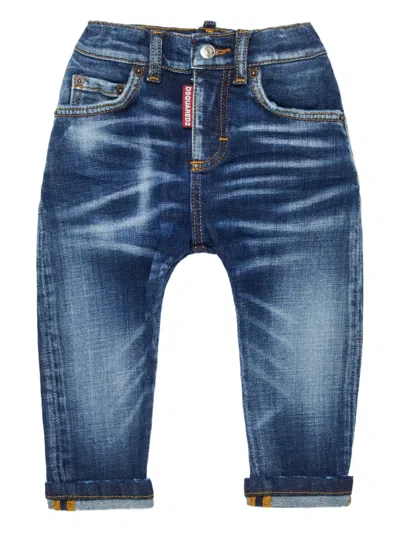 Dsquared2 Babies' Straight-leg Jeans In Blue