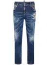 Dsquared2 Jennifer Skinny Low Rise Jeans In Blue
