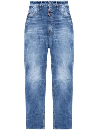 Dsquared2 Straight-leg Jeans In Blue